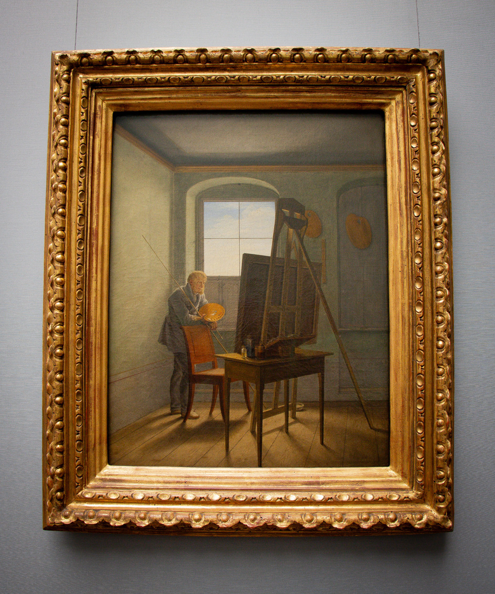 Caspar David Friedrich in His Studio